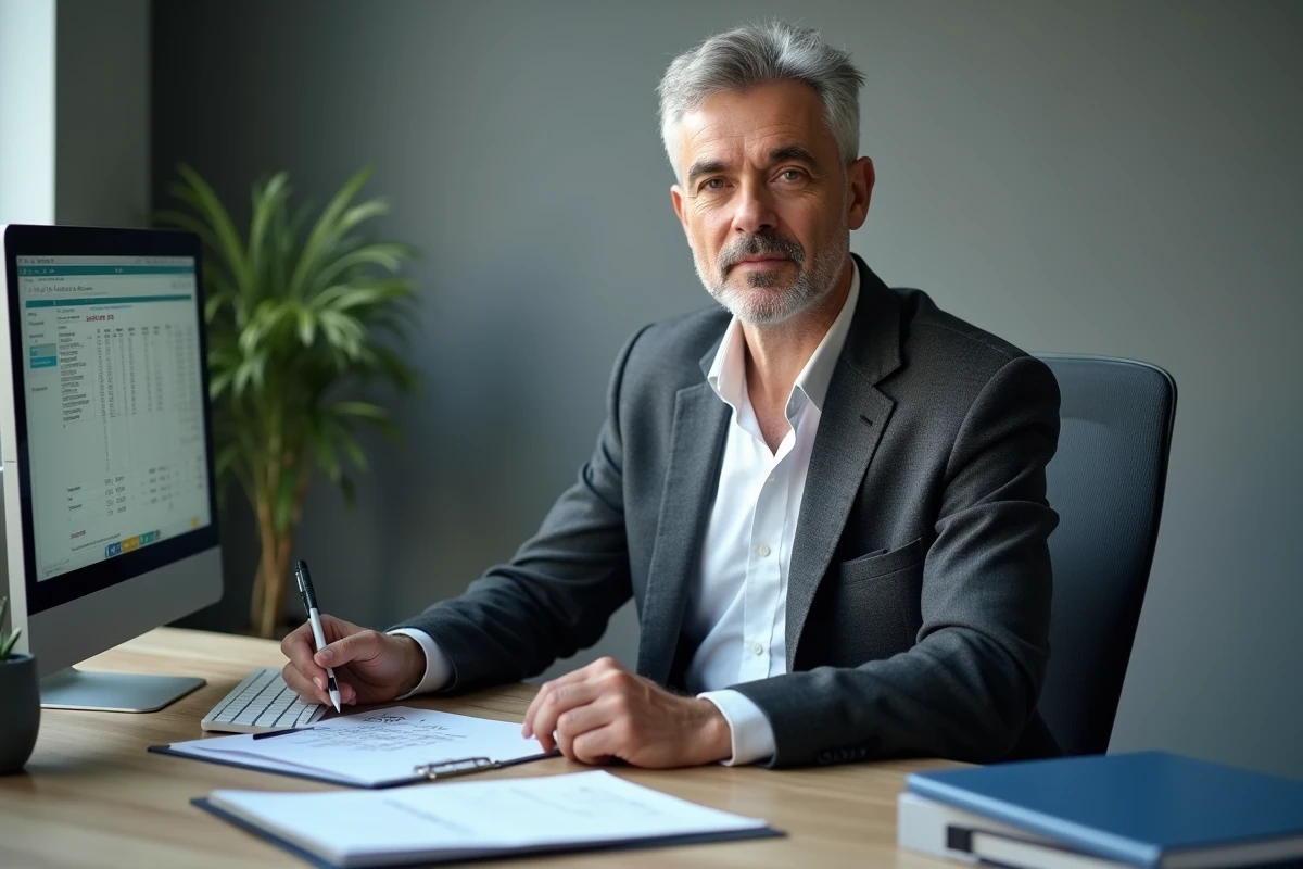 Comptable professionnel en bureau expliquant la définition du foyer fiscal en droit fiscal français