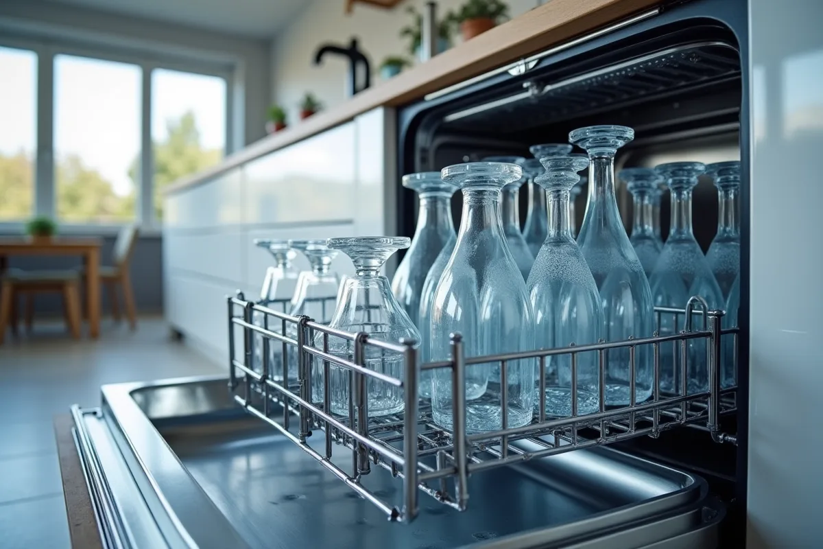 Appareils ménagers en fonctionnement avec de l'eau déminéralisée