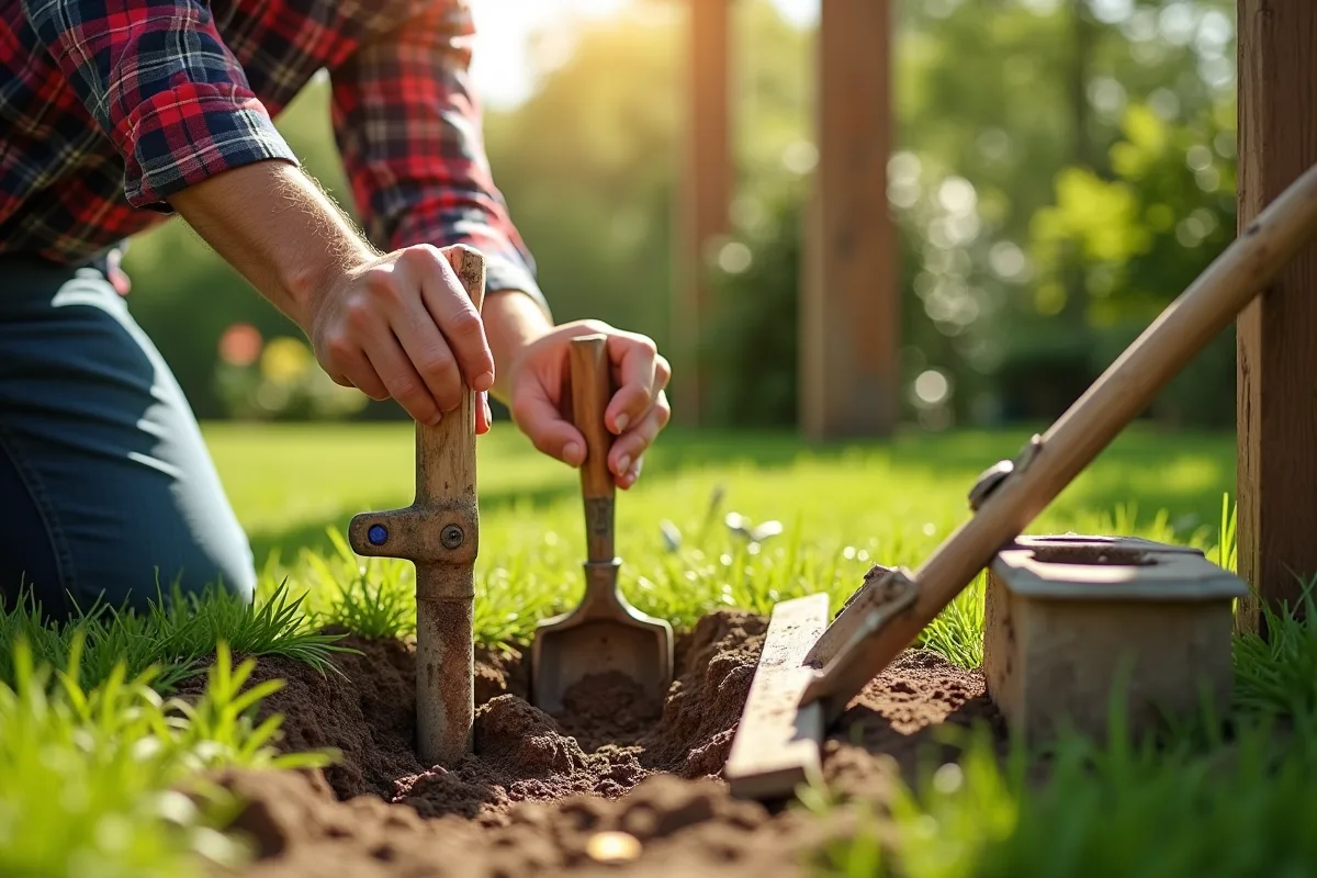 Conseils pour enterrer correctement les poteaux d'une pergola