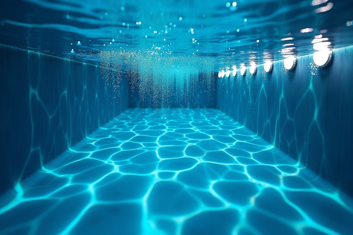 éclairage piscine
