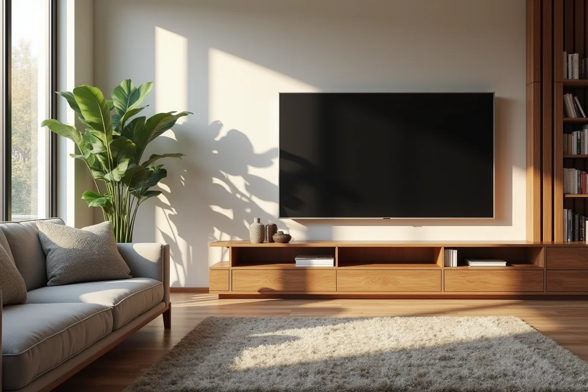 Hauteur optimale pour un meuble télé pour un confort visuel amélioré