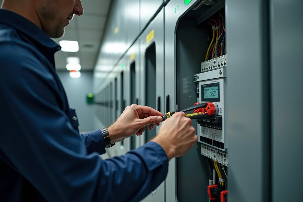 Installation d'un tableau électrique Schneider Resi 9 XE dans une maison